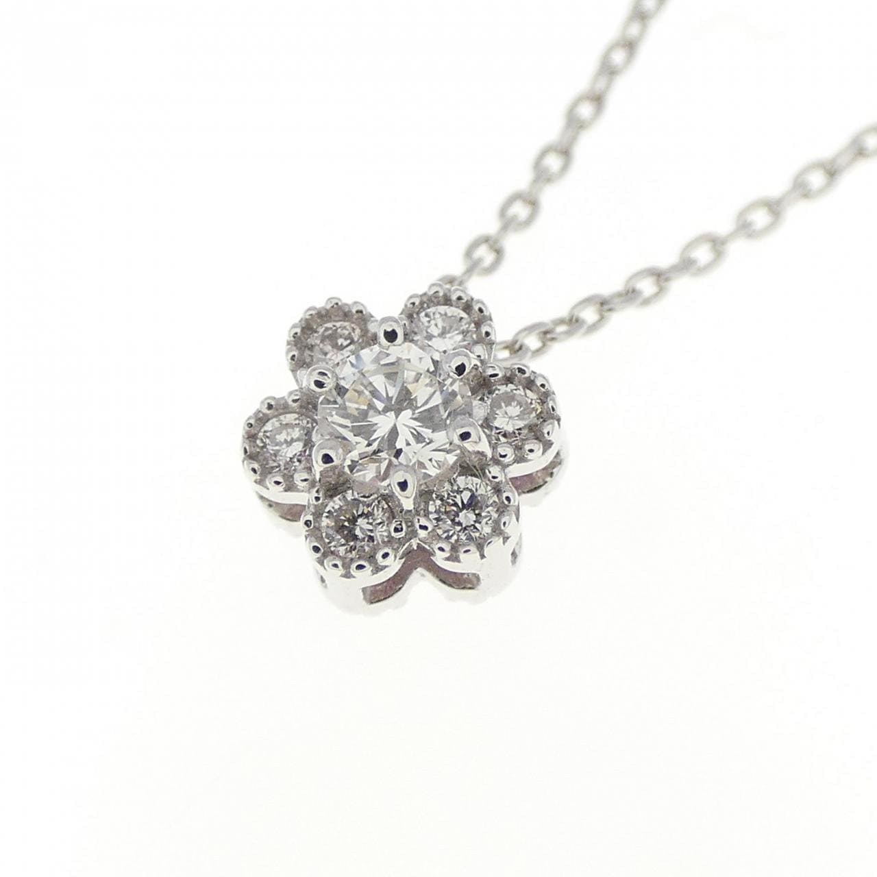 ポンテヴェキオ リバーシブル ネックレス 0.12CT