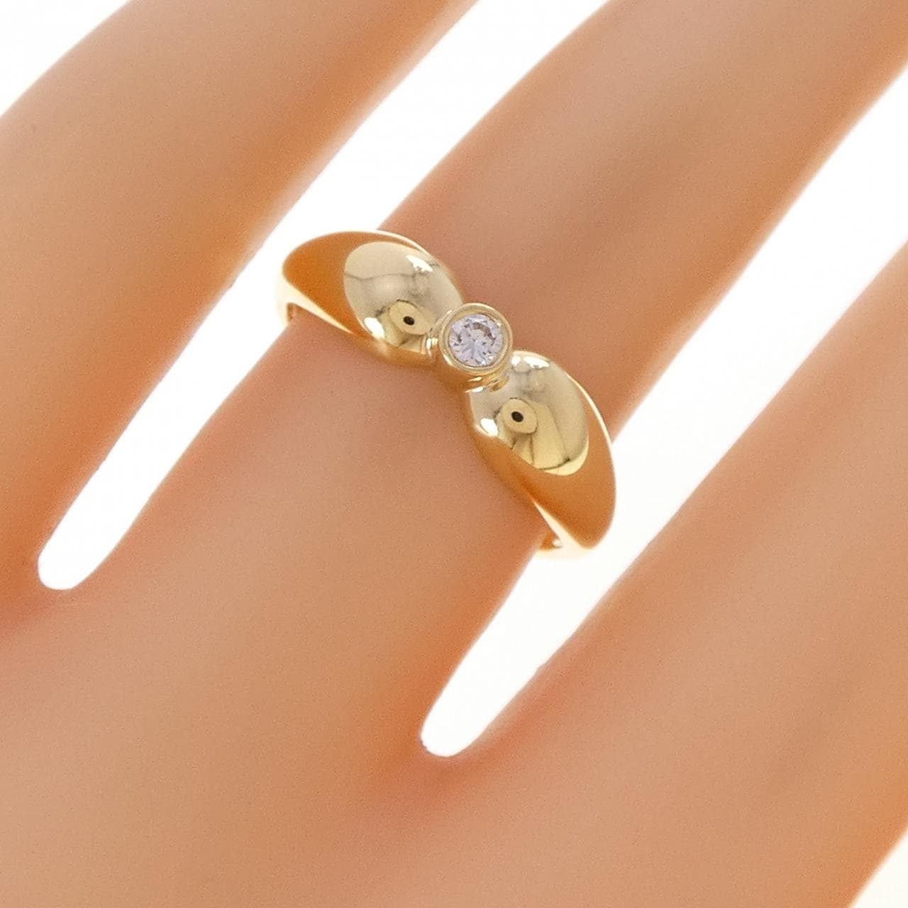 ティファニー ダブルティアドロップ リング