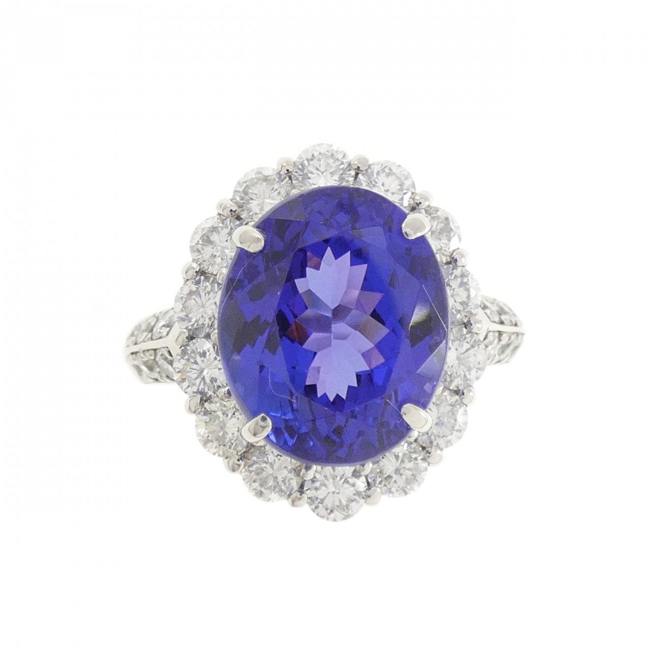 PT900 タンザナイト リング 7.04CT