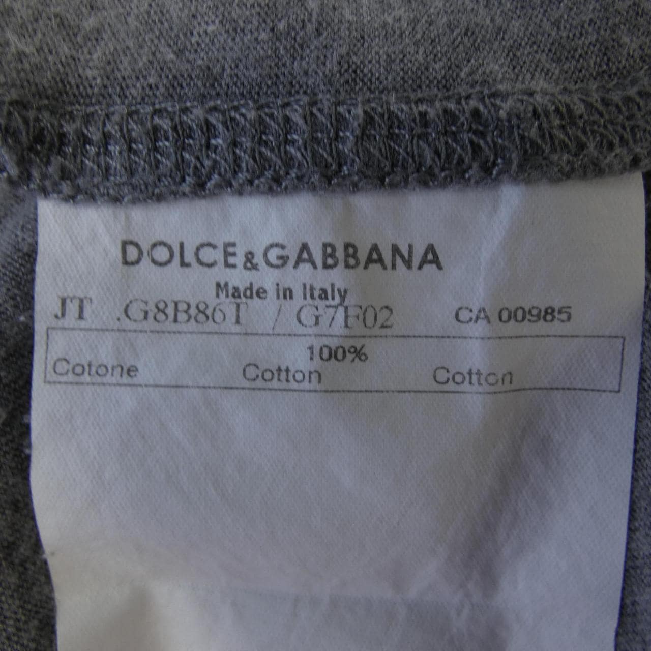 ドルチェアンドガッバーナ DOLCE&GABBANA G886T/G7F02 Tシャツ