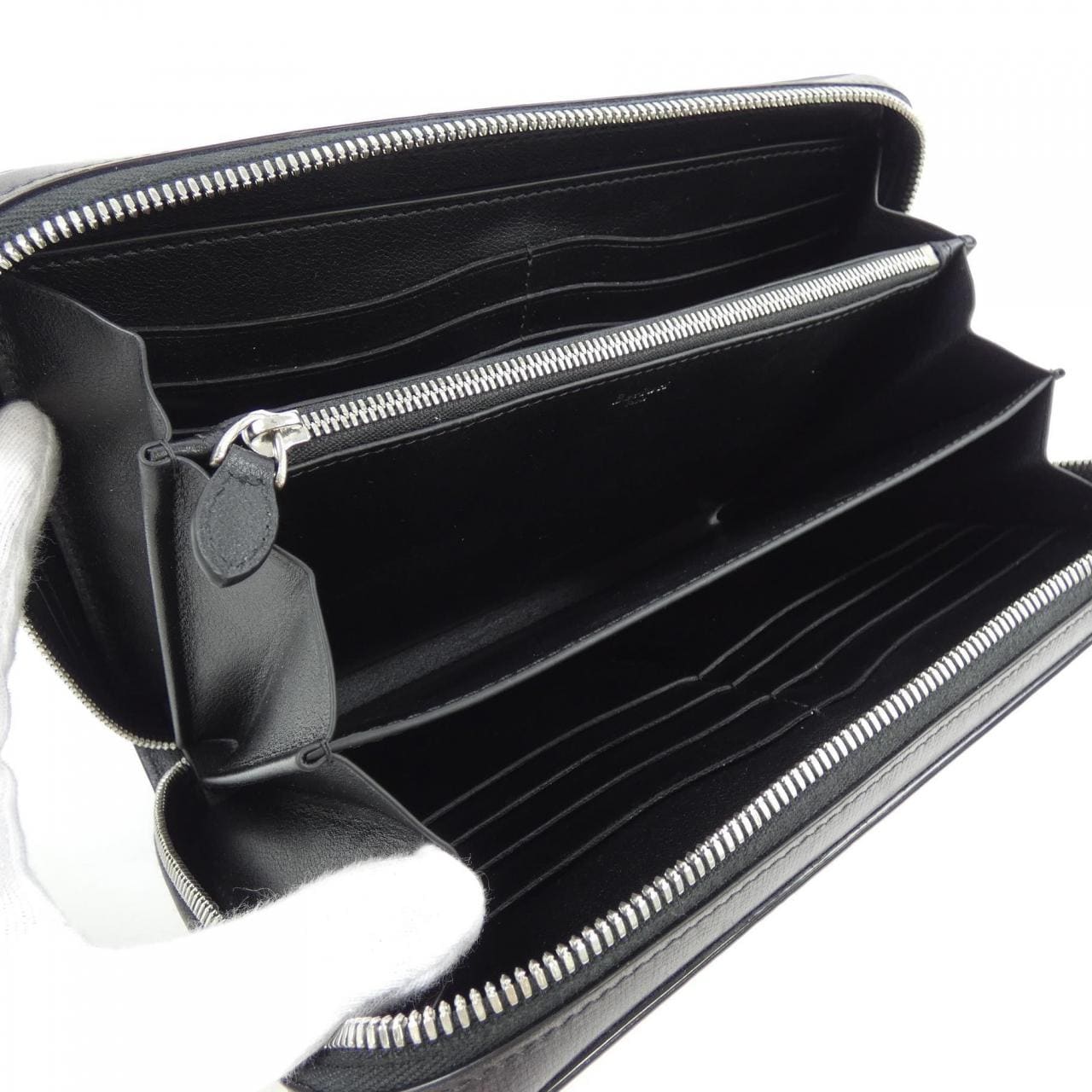 ベルルッティ Berluti スクリットレザーロングジップウォレット イタウバワイドグランディアント WALLET