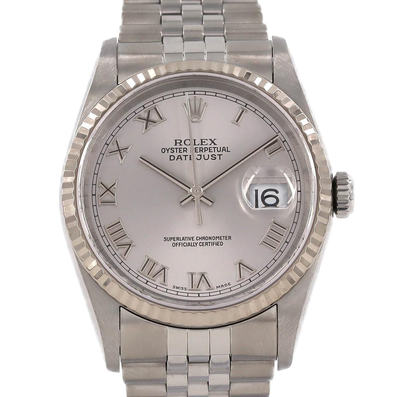 ROLEX Datejust 16234 SSxWG Automatic Y number