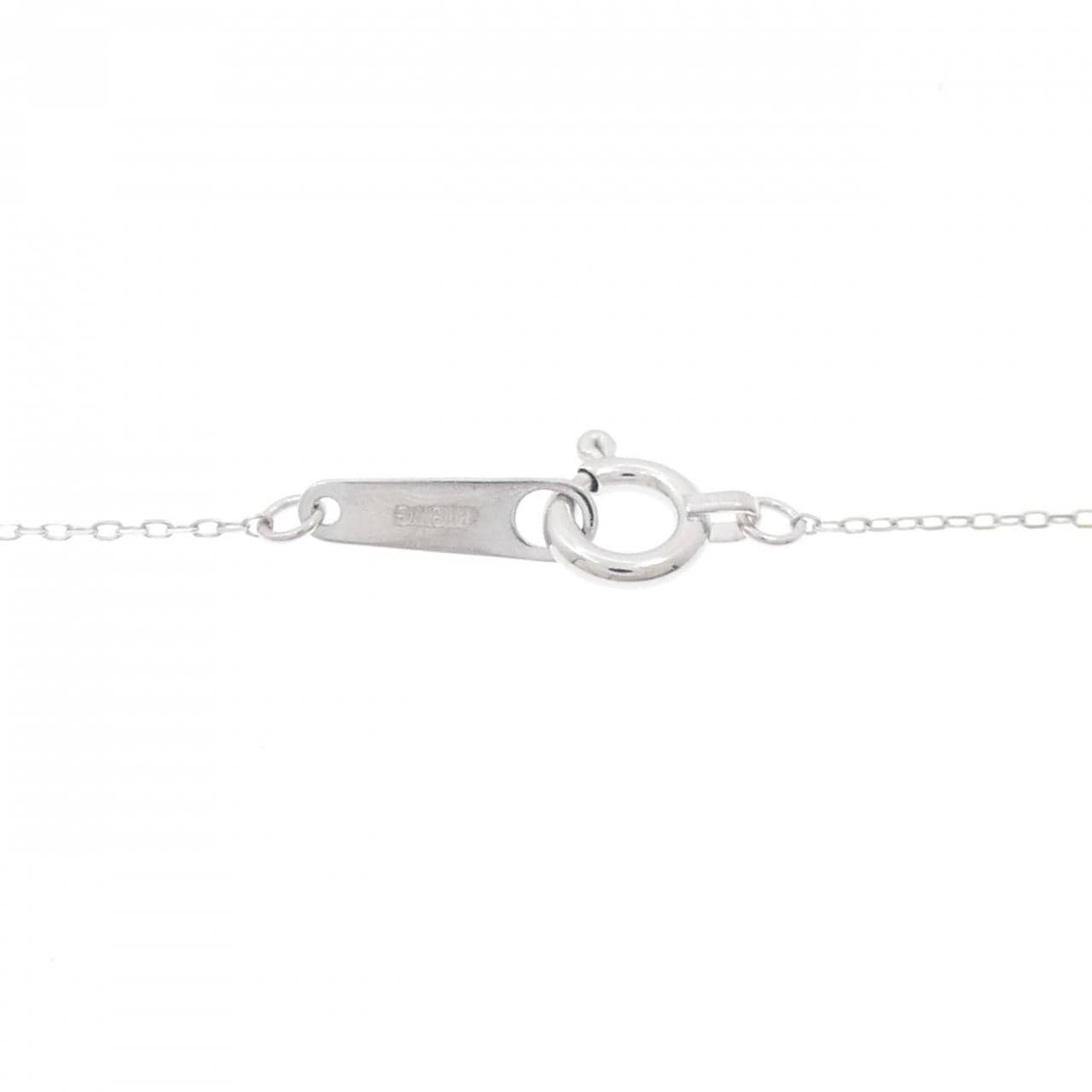 K18WG ダイヤモンド ネックレス 0.20CT