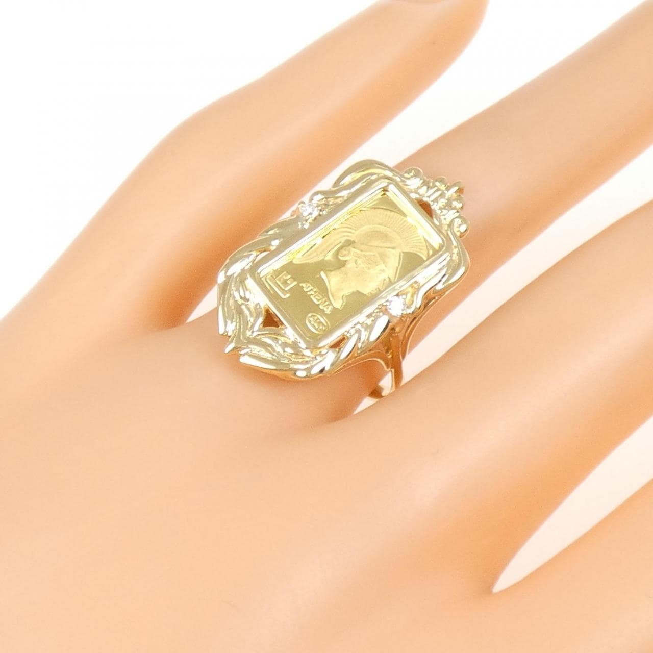 K18YG ダイヤモンド リング 0.04CT