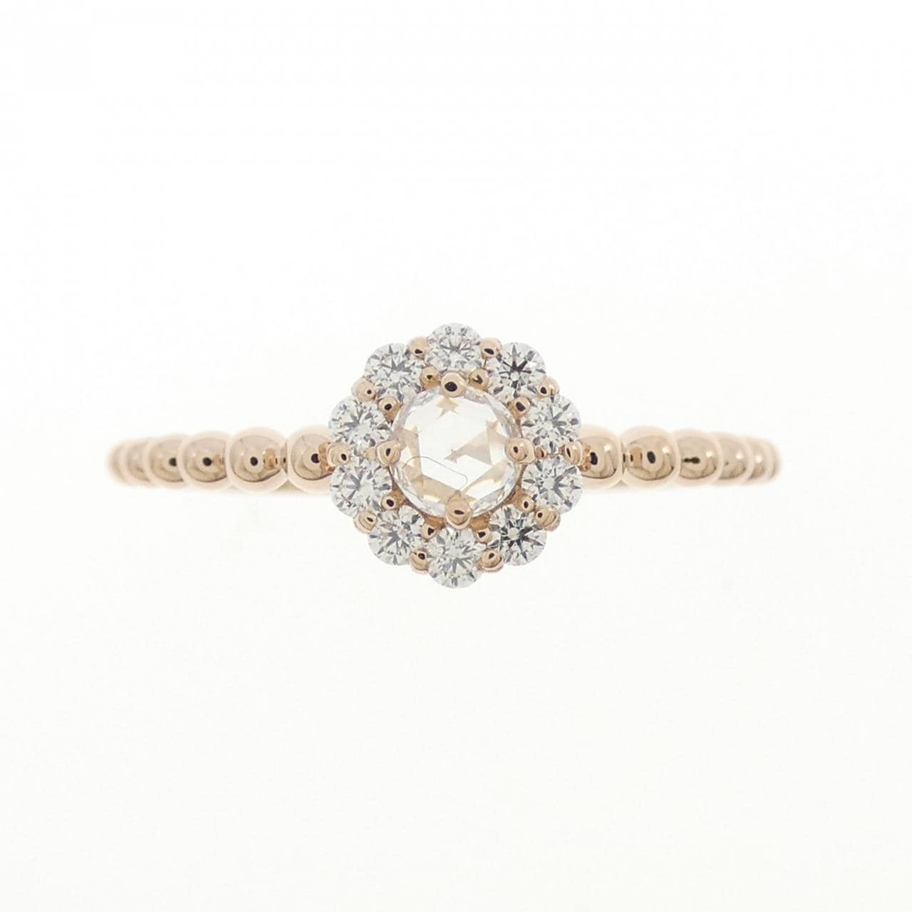 K18PG ダイヤモンド リング 0.11CT