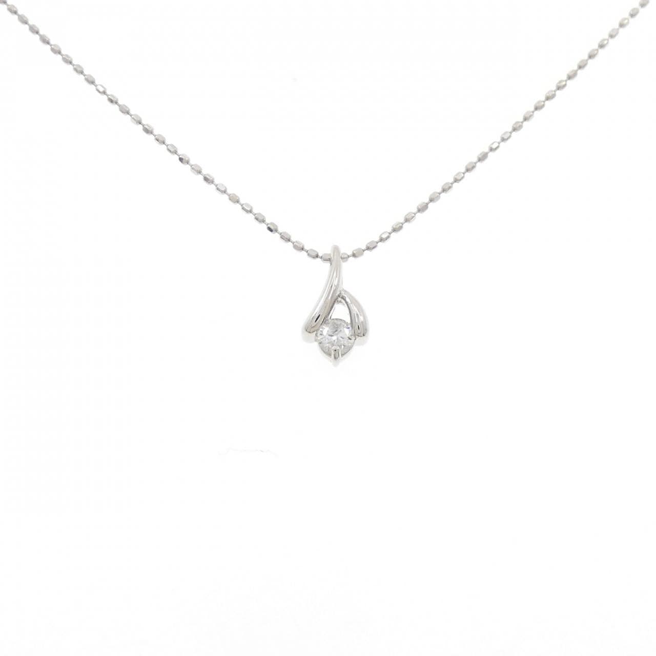 PT900/PT850 ダイヤモンド ネックレス 0.10CT