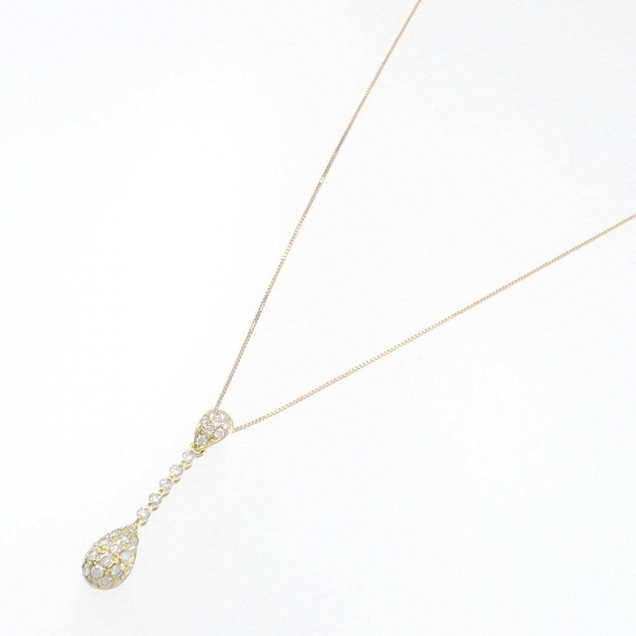 K18YG ダイヤモンド ネックレス 0.51CT