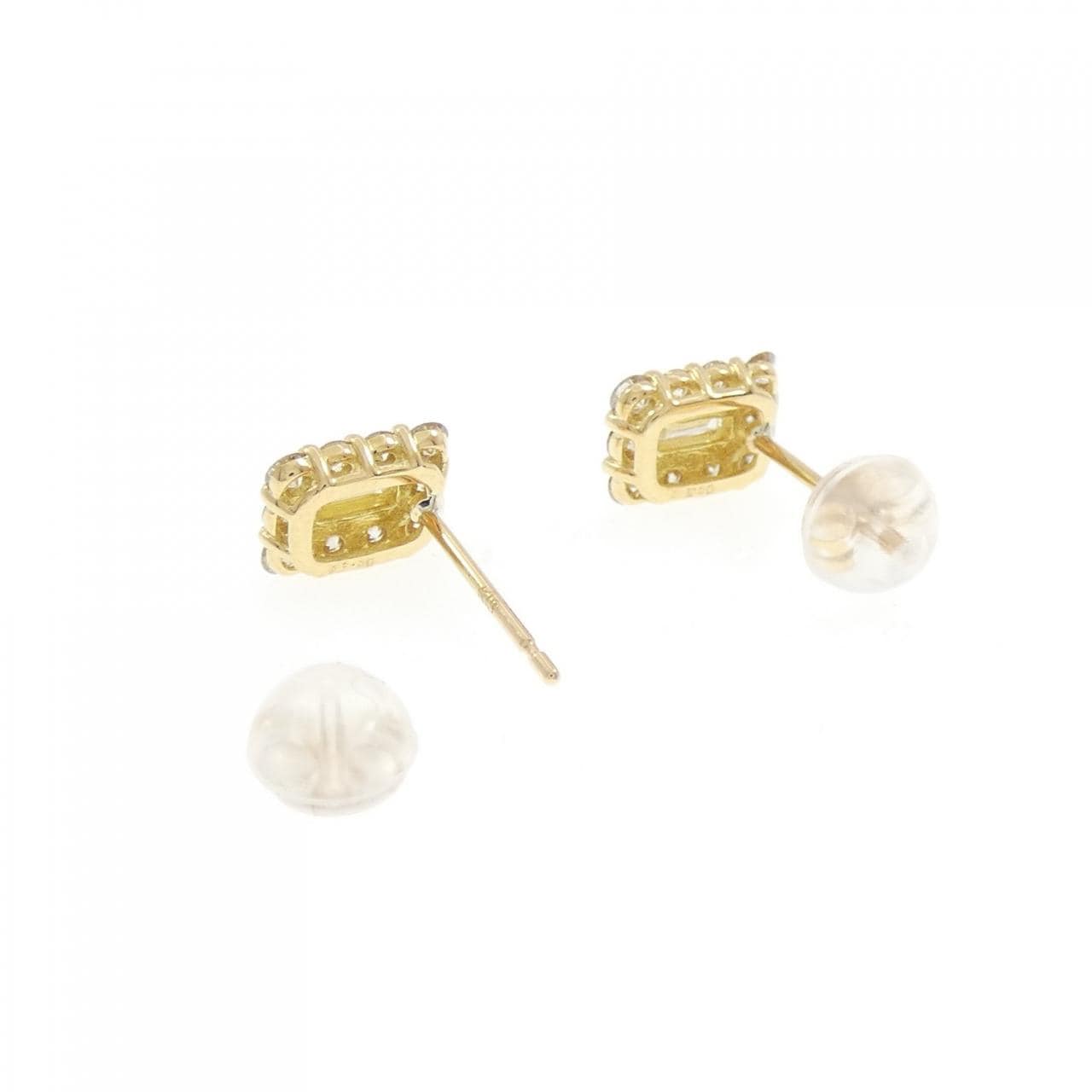 【新品】K18YG ダイヤモンド ピアス 0.60CT