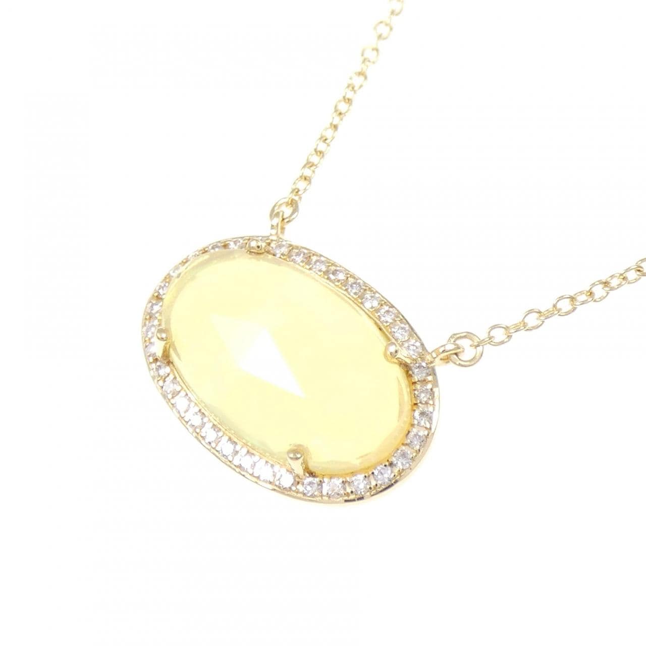 【新品】K18YG オパール ネックレス 2.15CT