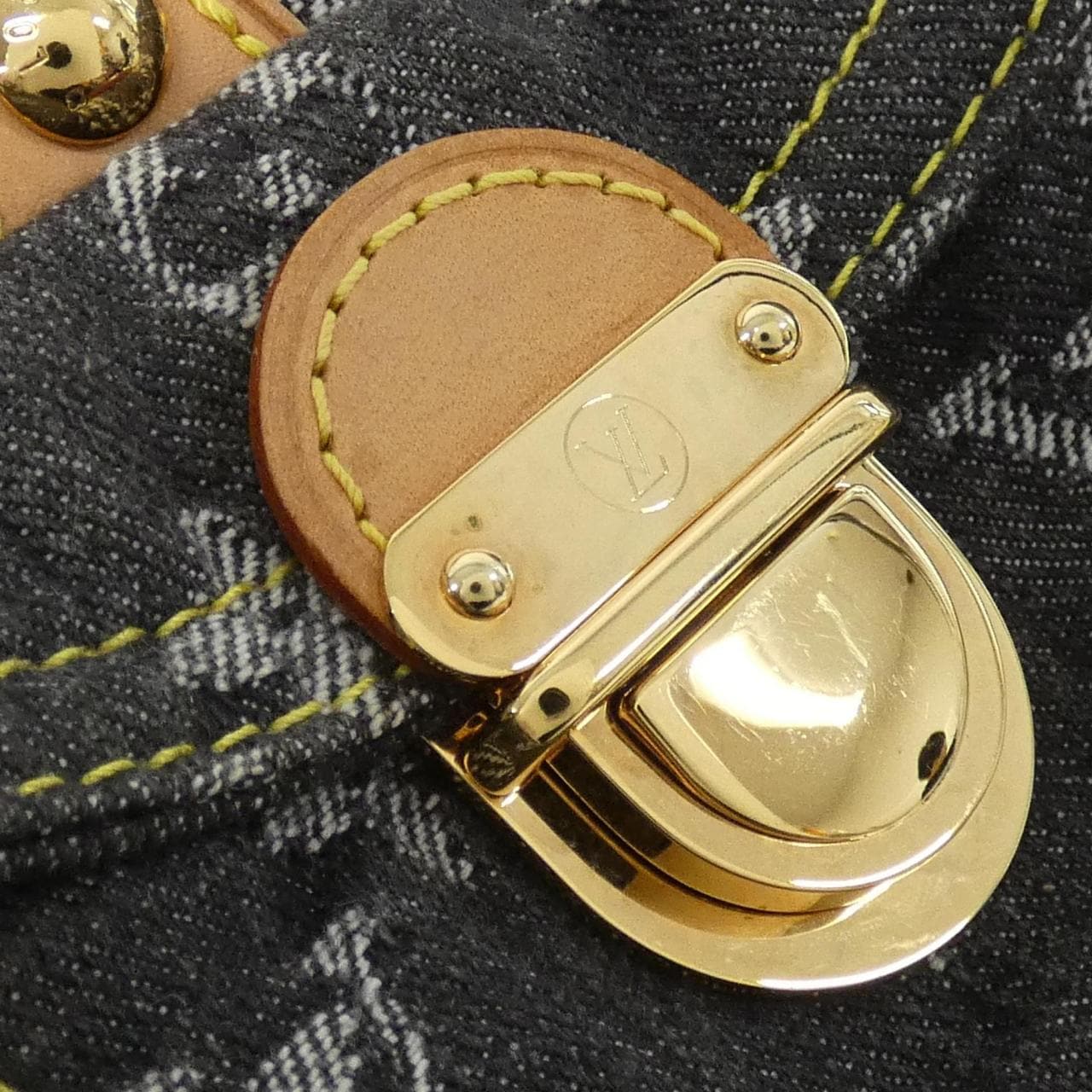 ルイヴィトン モノグラム デニム パッチワーク スピーディ 30cm M95381 ボストンバッグ