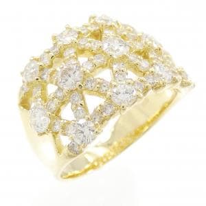 K18YG ダイヤモンド リング 2.00CT