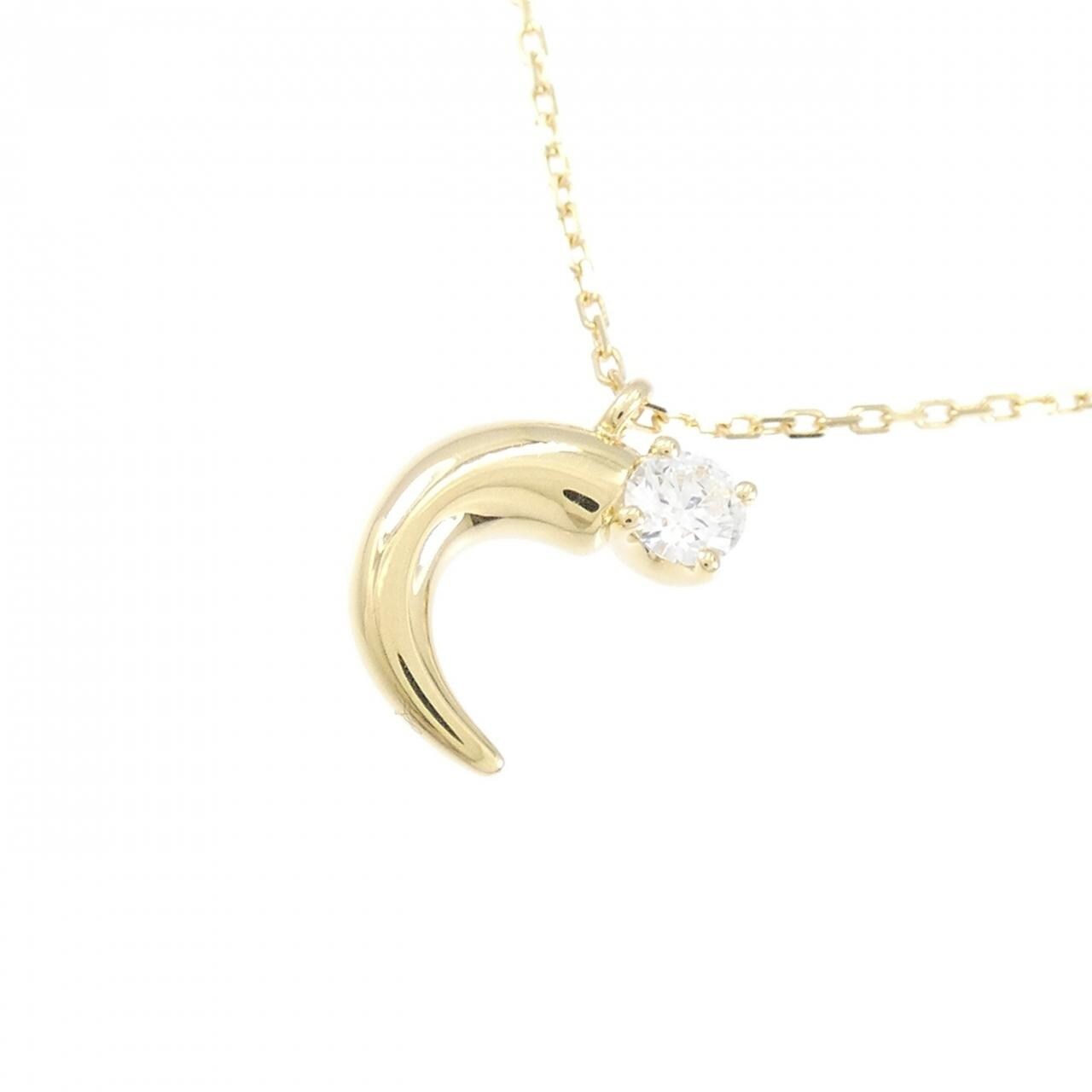 TASAKI Danger Horn Necklace 0.13CT