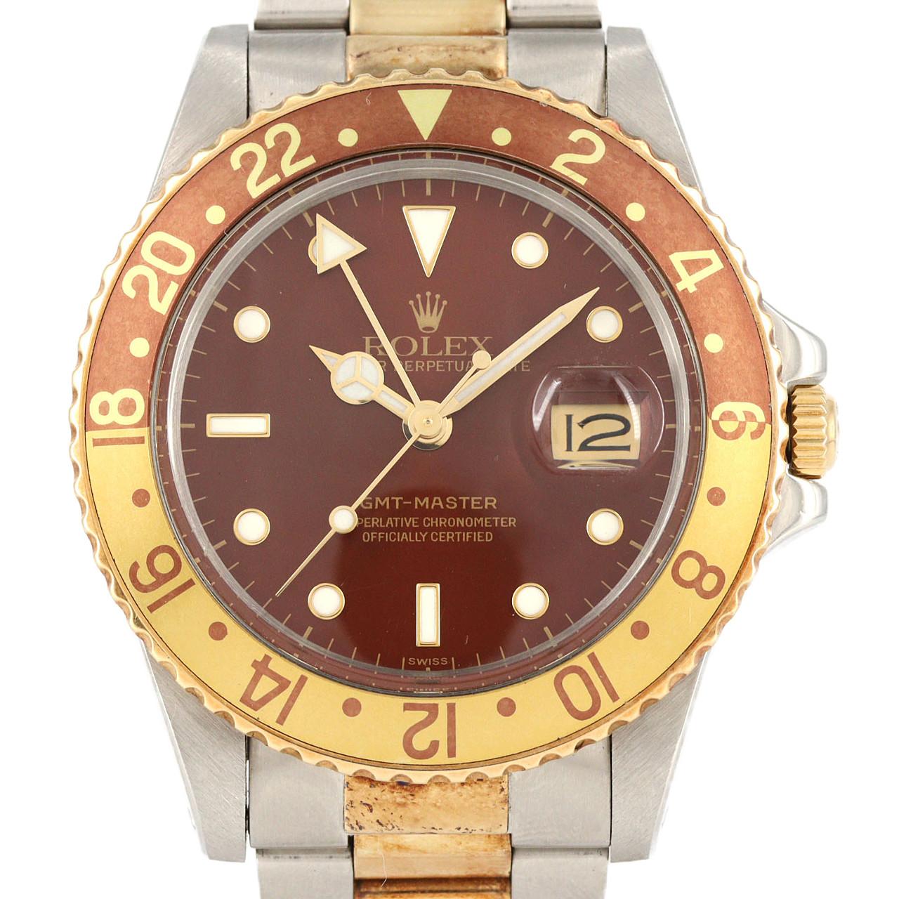 ロレックス GMTマスター 16753 SSxYG 自動巻