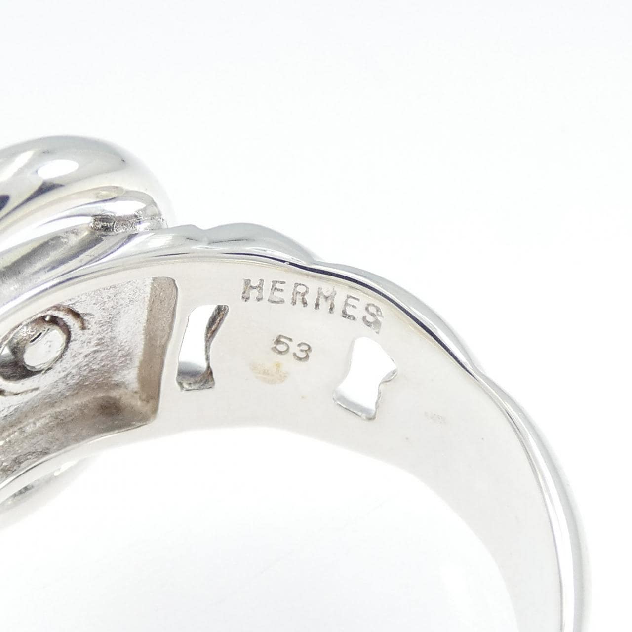 【ヴィンテージ】エルメス ブックル セリエ リング