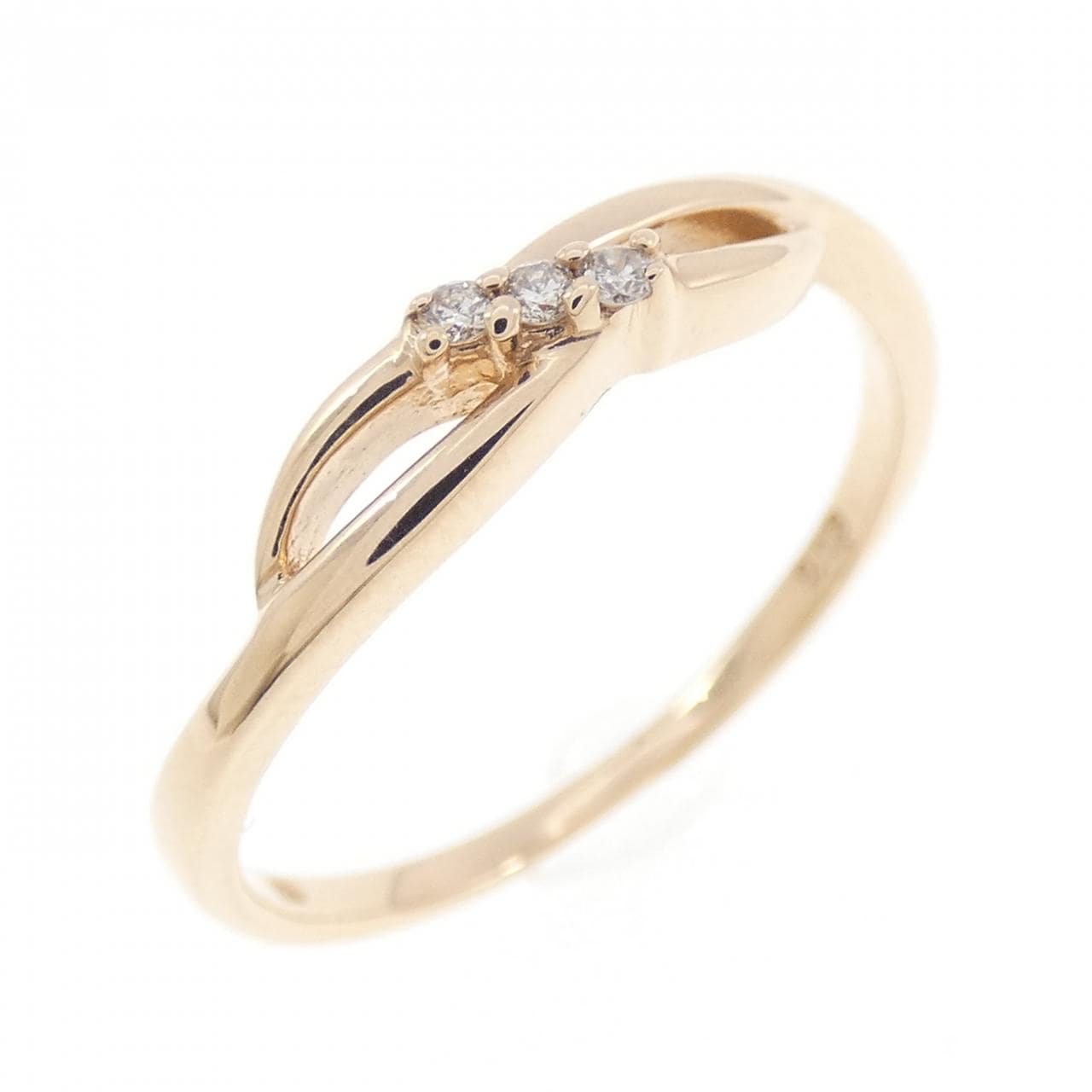 K10PG ダイヤモンド リング 0.03CT