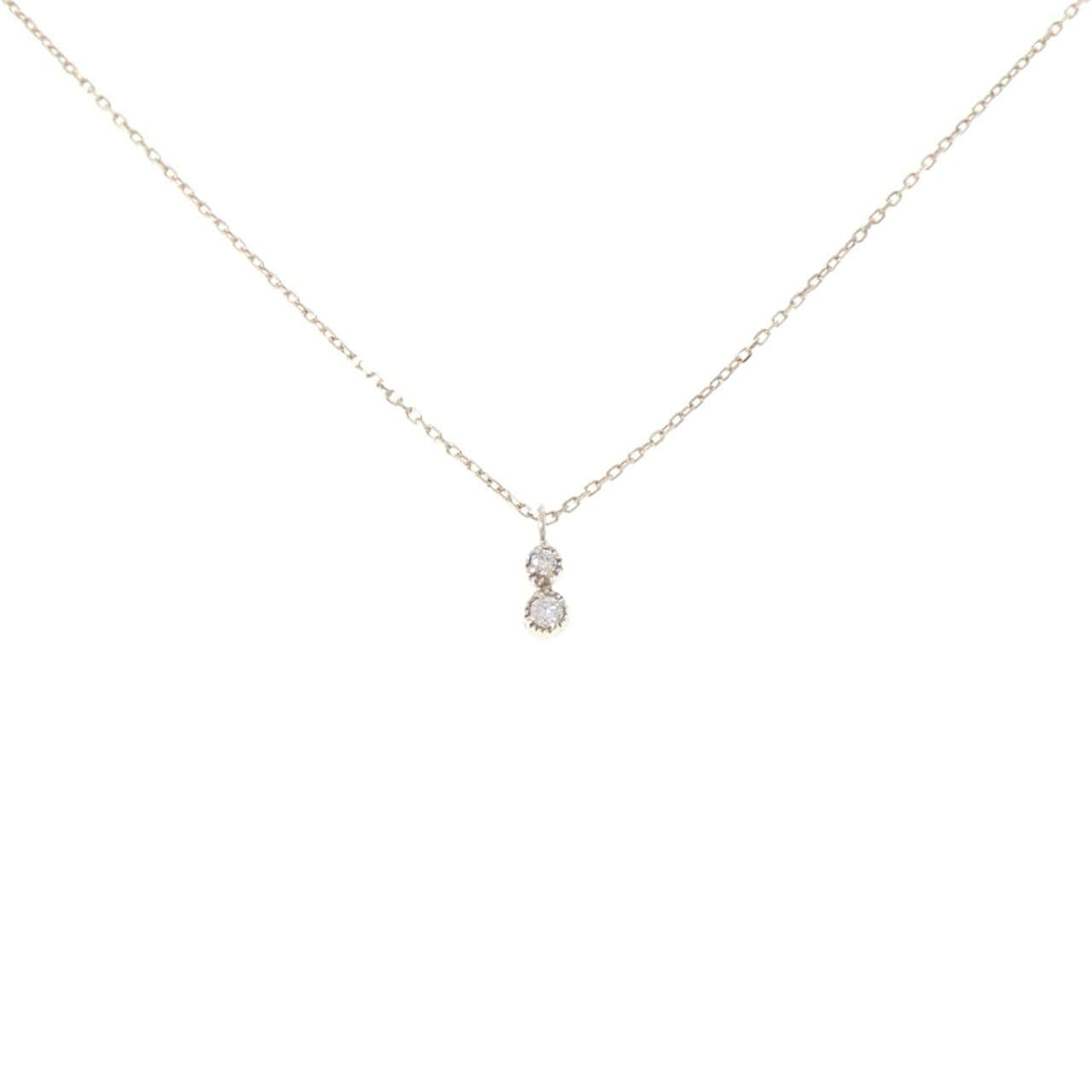 K10YG ダイヤモンド ネックレス 0.02CT