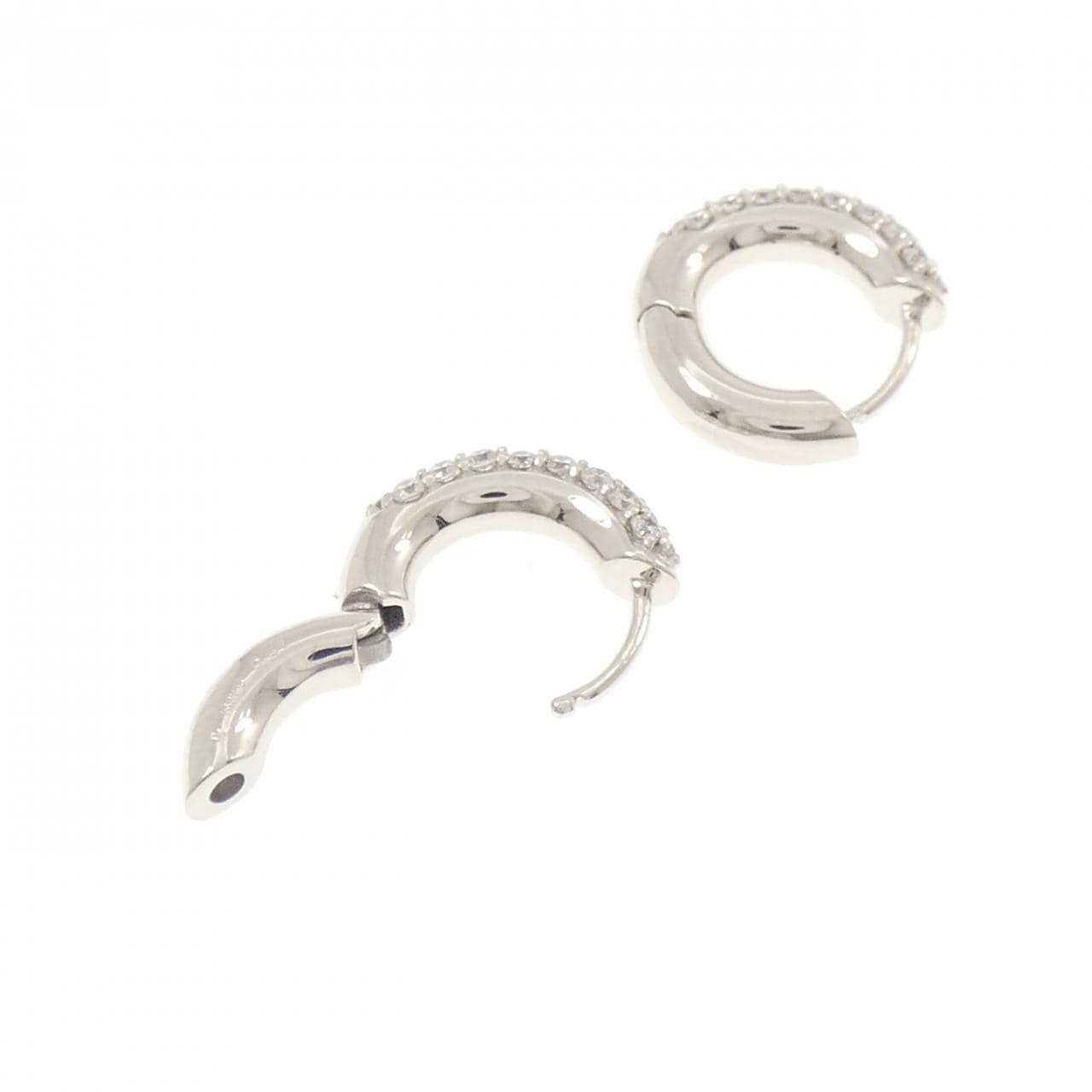 ポンテヴェキオ パヴェ ピアス 0.62CT