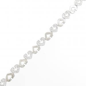 K18WG ダイヤモンド ブレスレット 0.88CT