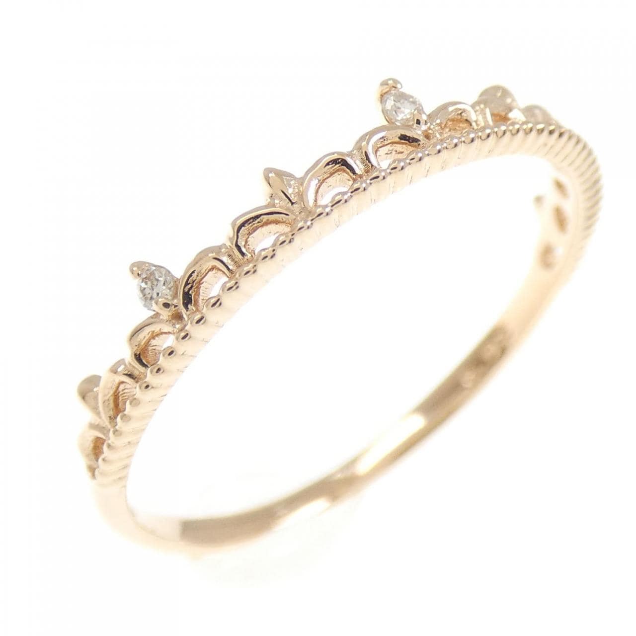 K10PG ダイヤモンド リング 0.02CT