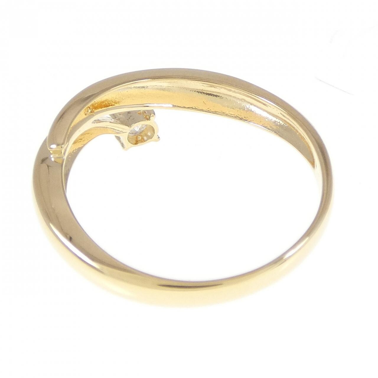 K18YG ダイヤモンド リング 0.14CT