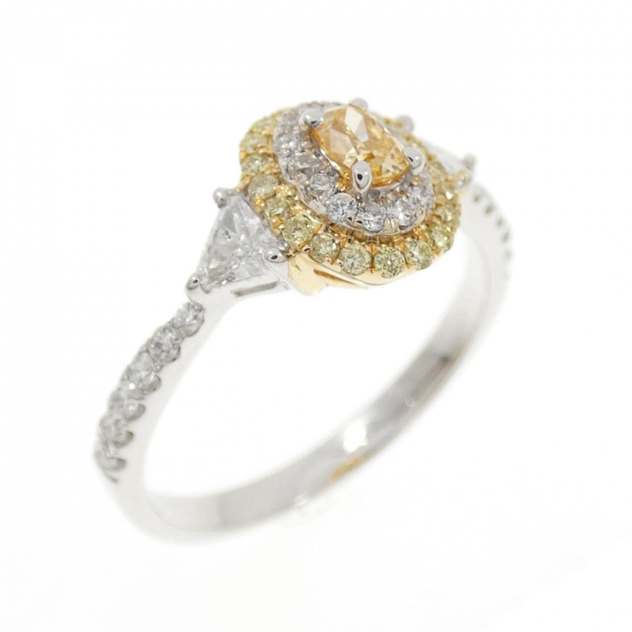 K18WG/K18YG ダイヤモンド リング 0.155CT