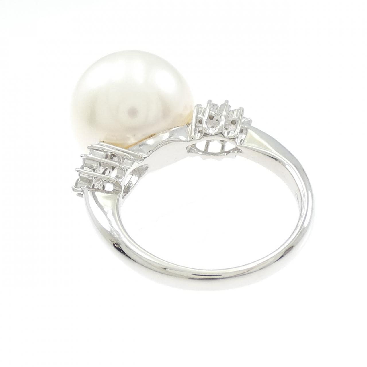 PT900 白蝶パール リング 12.8mm