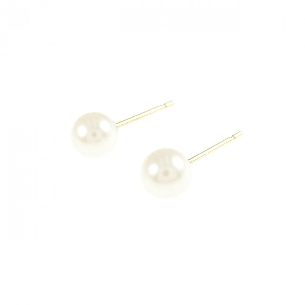 K18YG アコヤパール ピアス 5.0mm