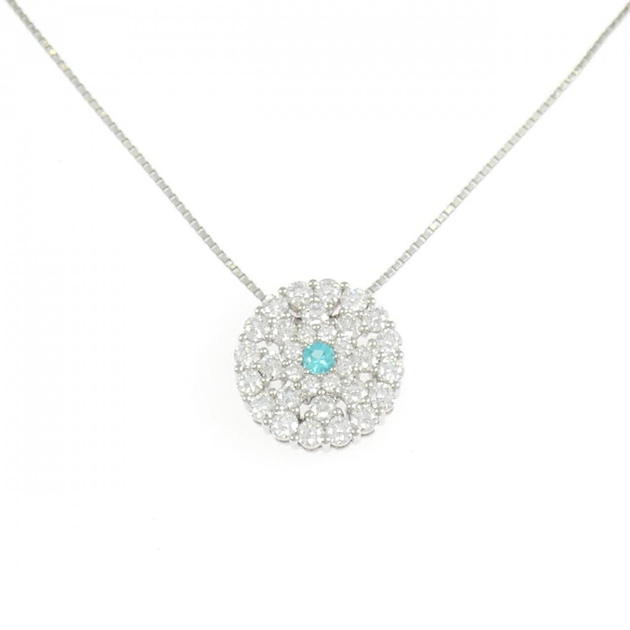 PT900/PT850 トルマリン ネックレス 0.043CT