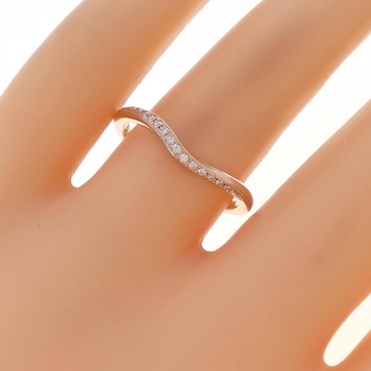 K18PG ダイヤモンド リング 0.06CT