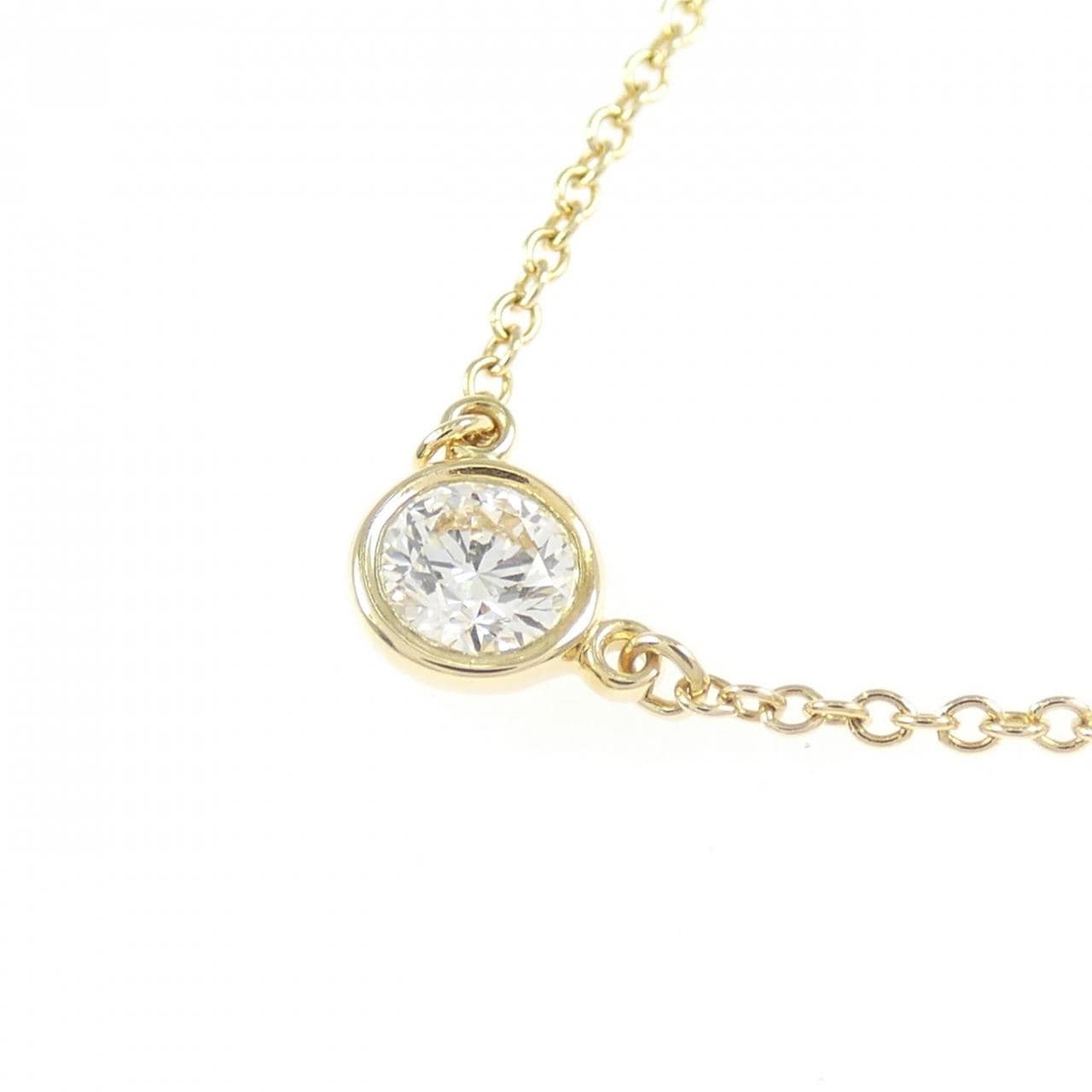 ティファニー バイザヤード ネックレス 0.23CT H IF EXT
