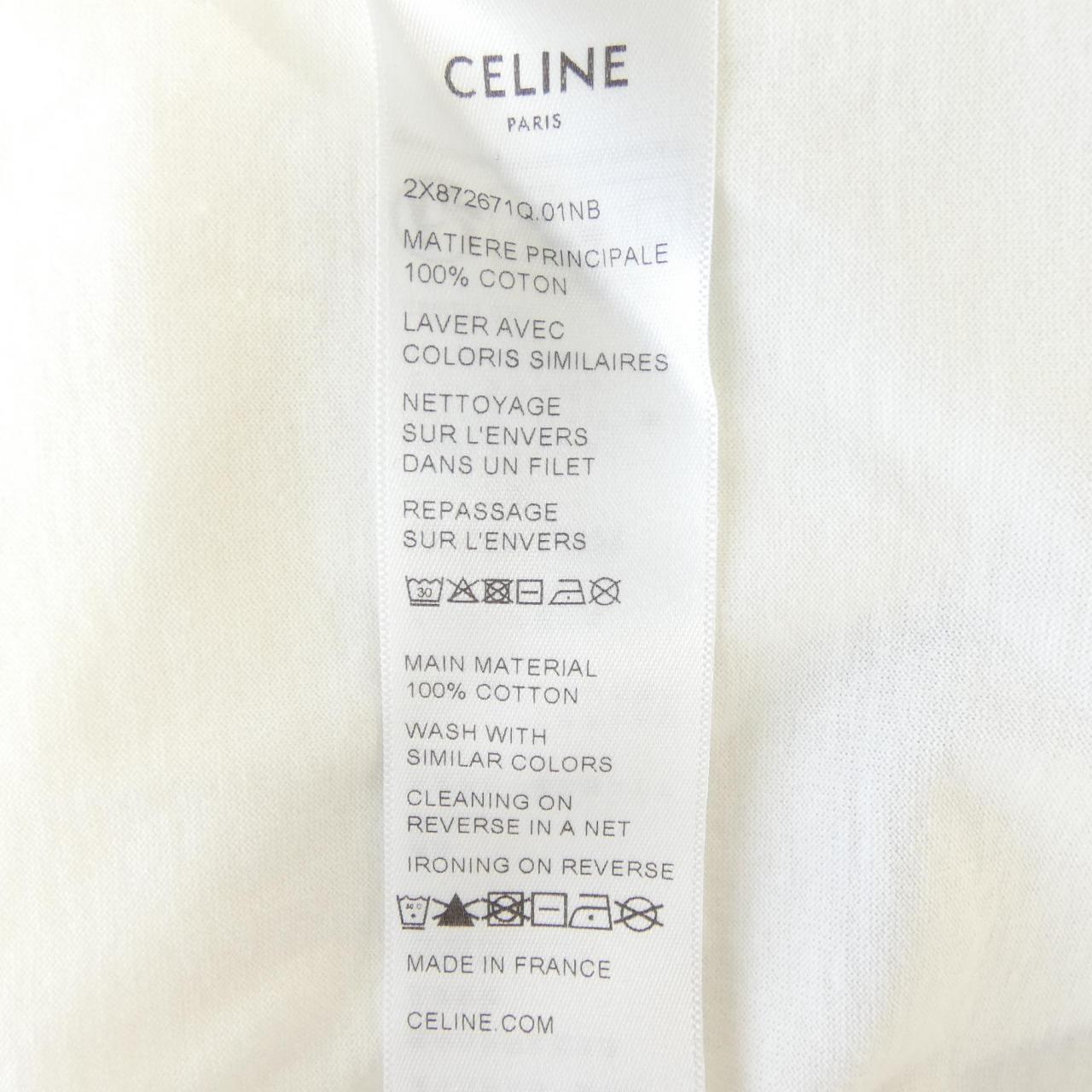 セリーヌ CELINE CELINE PARIS Tシャツ　トリオンフ TRIOMPHE 2X872671Q Tシャツ