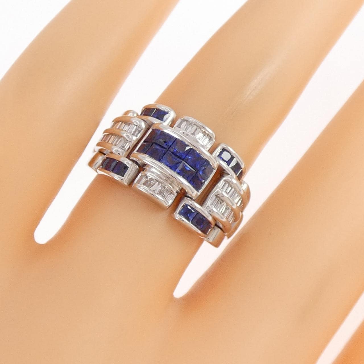ジーエスティービー サファイヤ リング 1.00CT