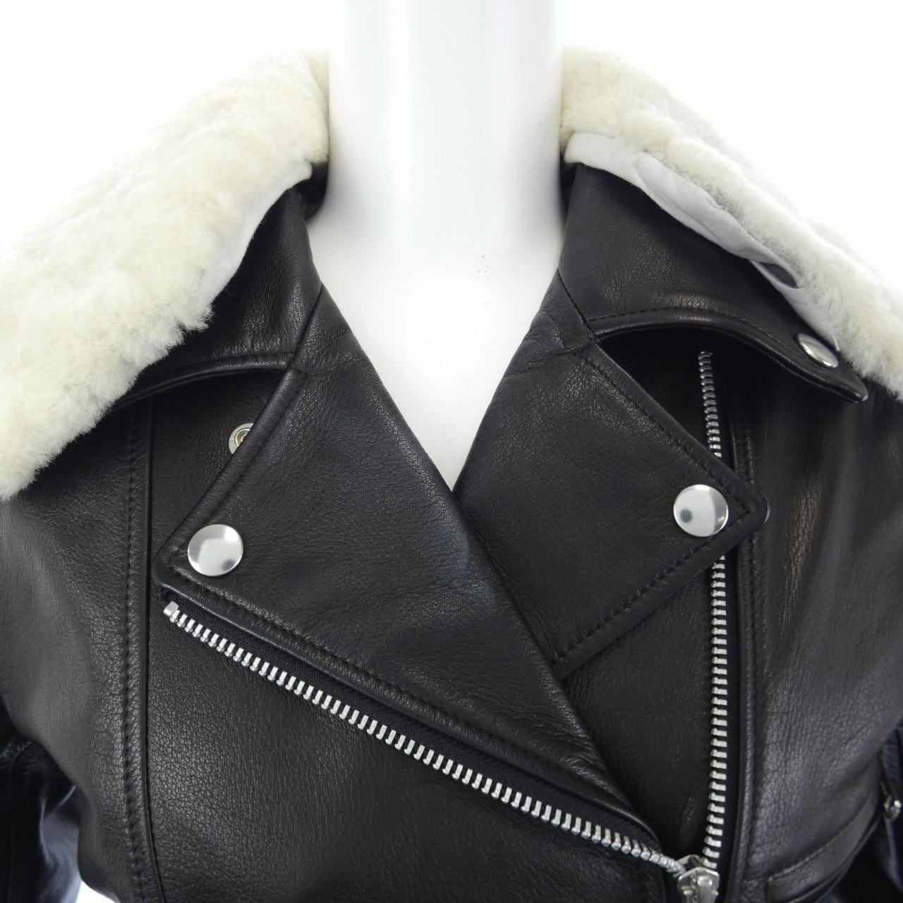 CHARLES ANASTASE Leather Riders Jacket