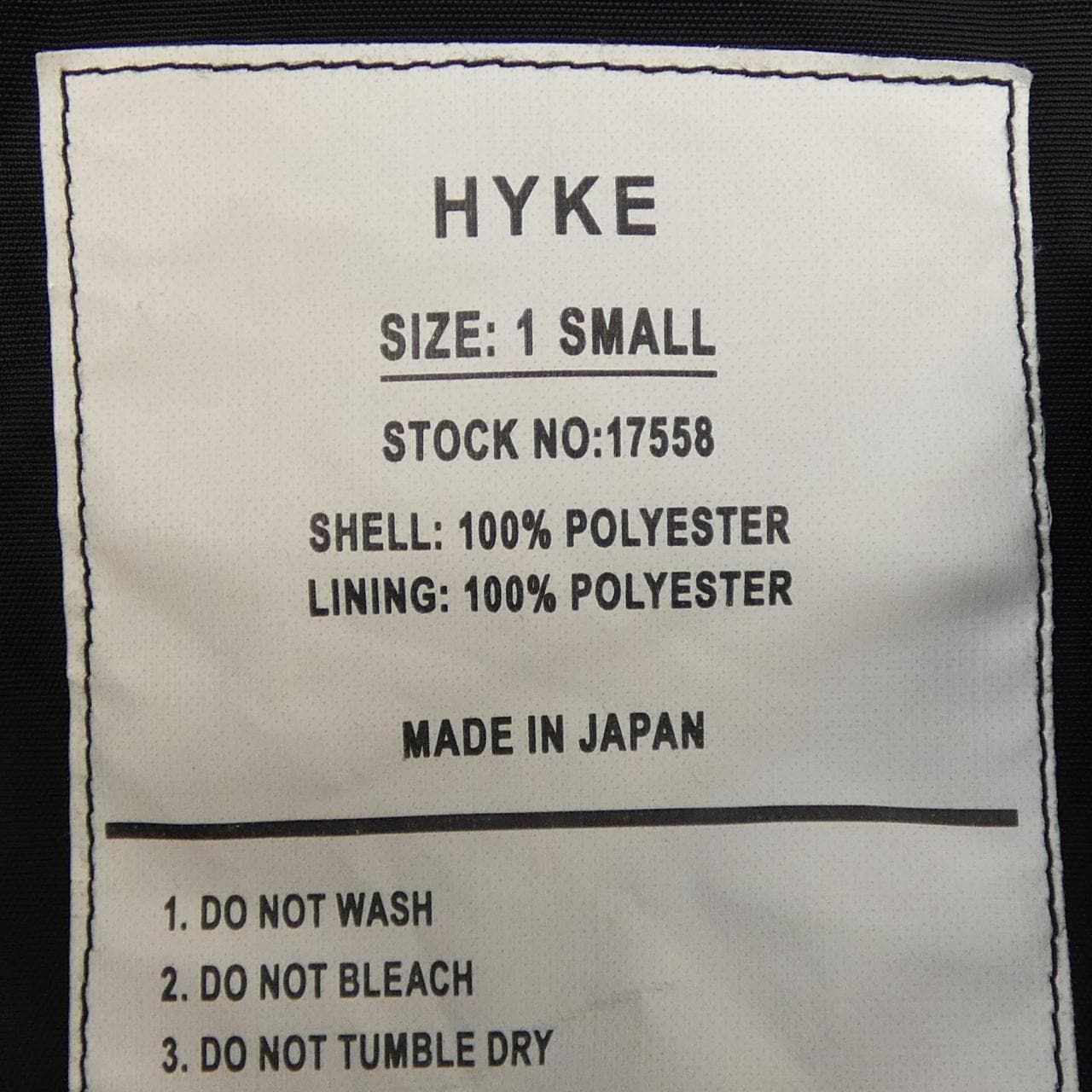 ハイク HYKE 252-17558 ブルゾン