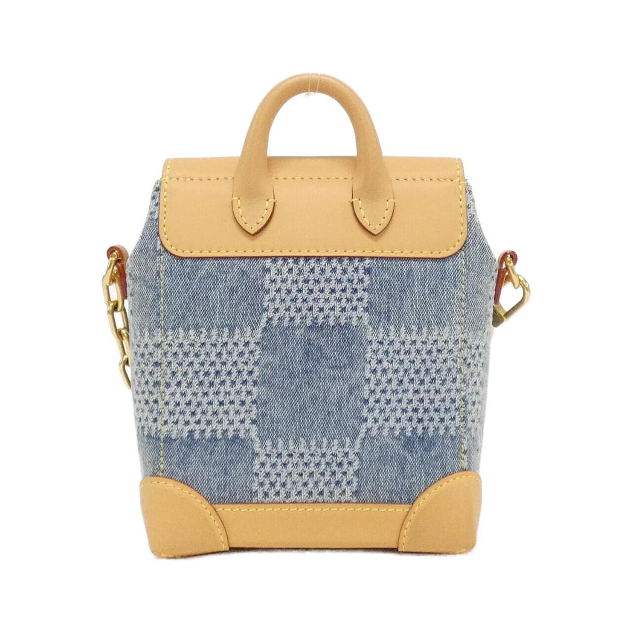 LOUIS VUITTON Damier Denim 3D Nano Steamer N40751 Bag