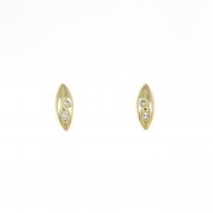 K18YG ダイヤモンド ピアス 0.06CT