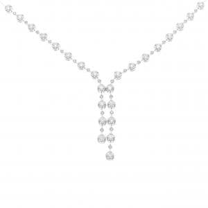 K18WG ダイヤモンド ネックレス 2.00CT
