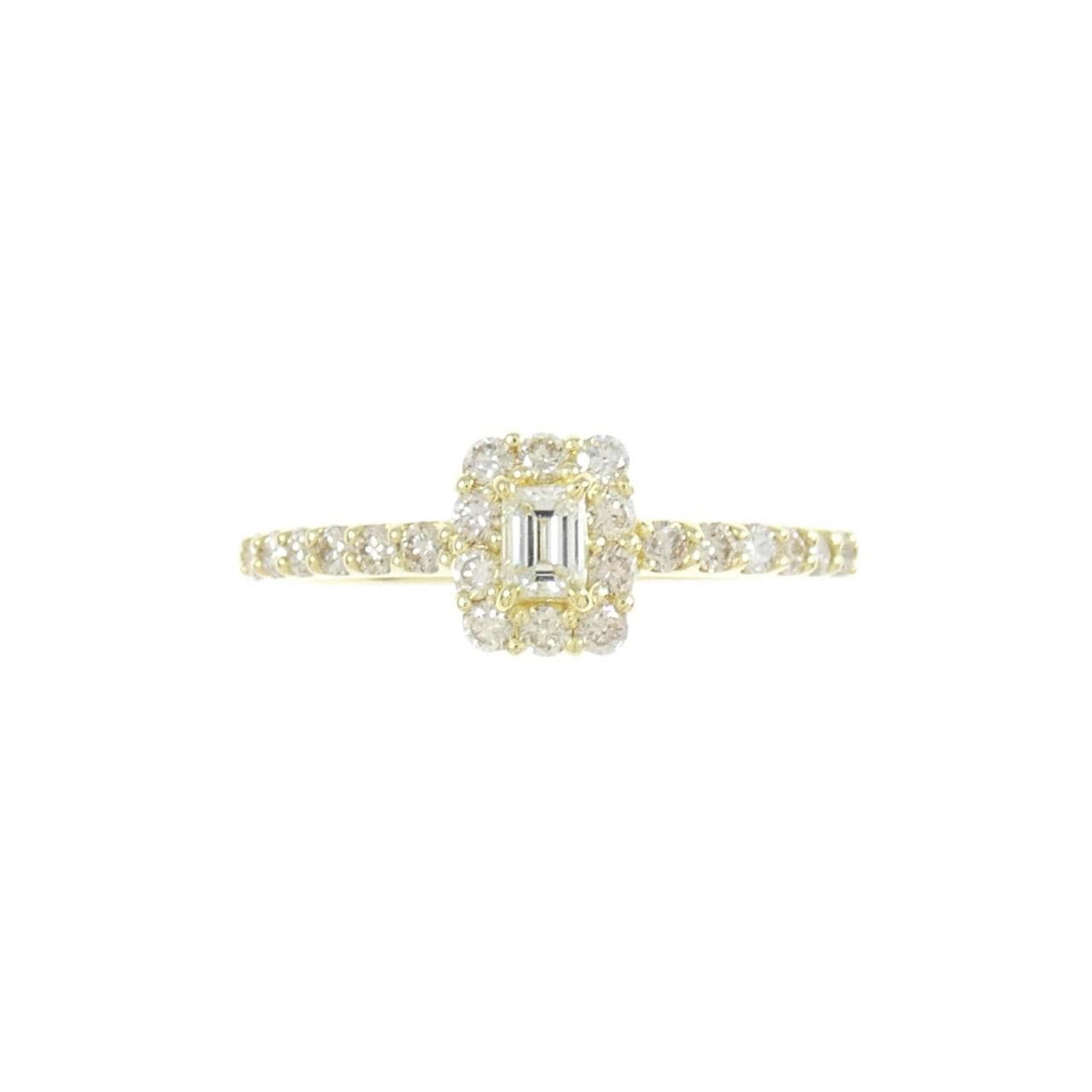 [BRAND NEW] K18YG Diamond Ring 0.40CT