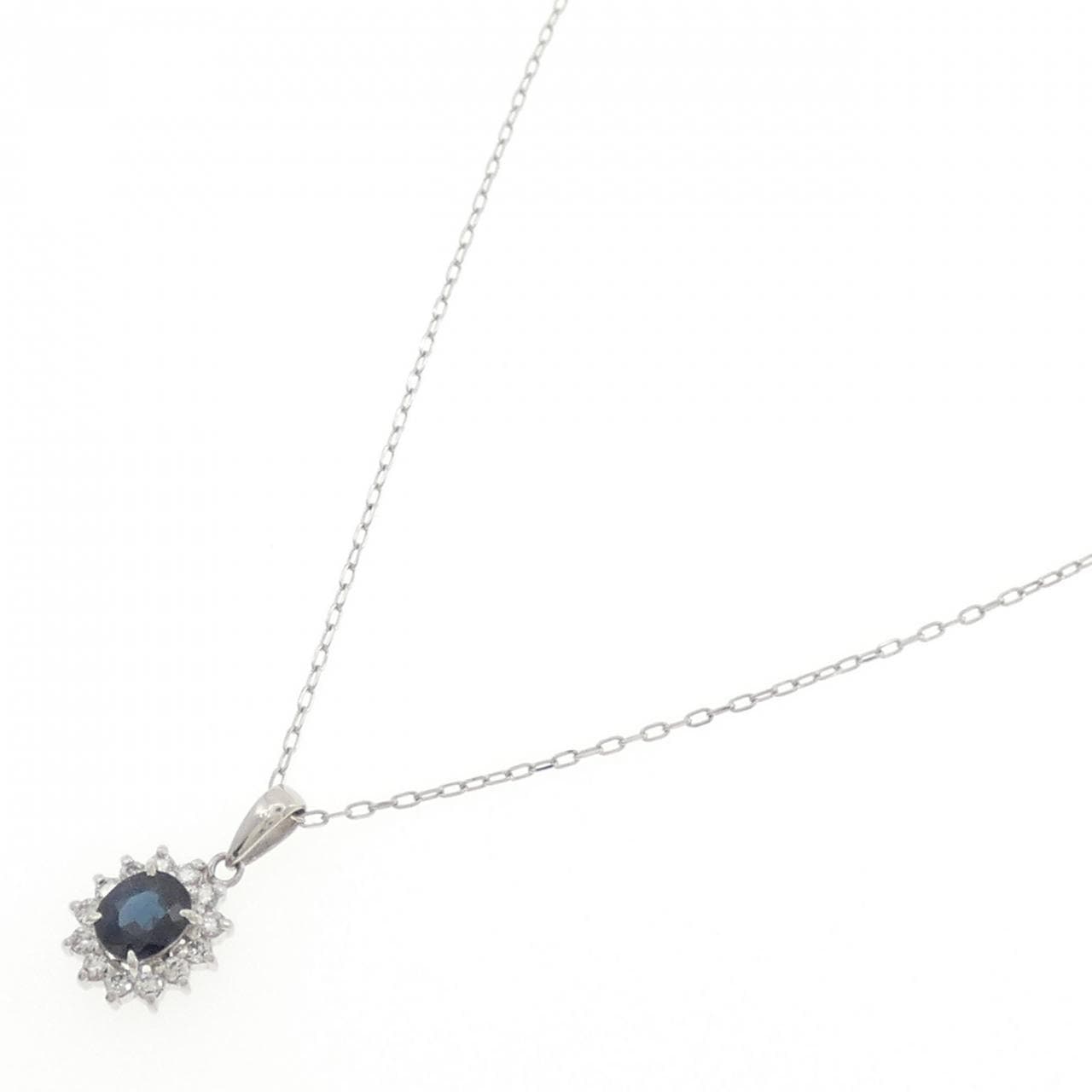 PT900/PT850 サファイヤ ネックレス 0.53CT