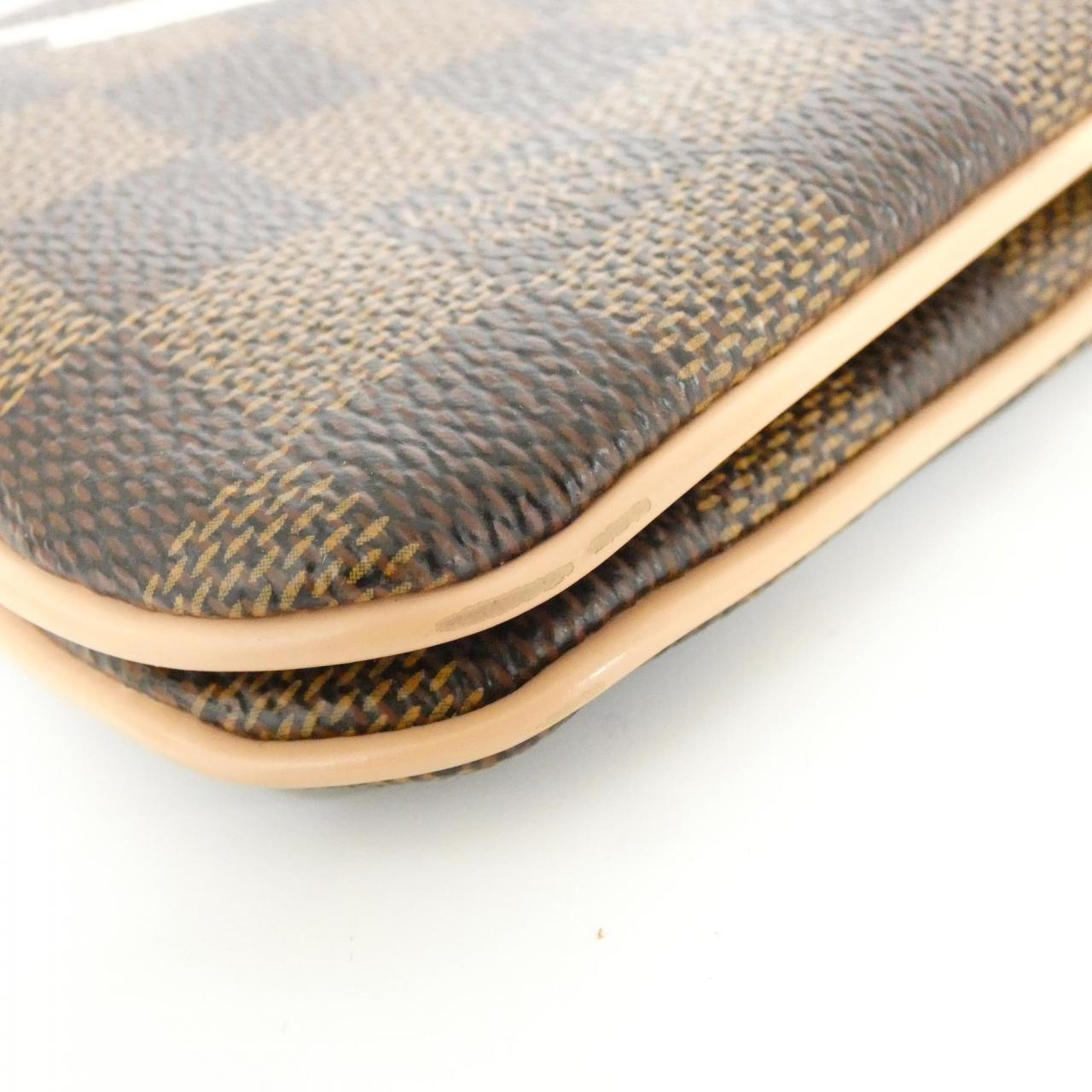 ルイヴィトン ダミエ ポシェット ドゥーブル ジップ N60254 ショルダーバッグ