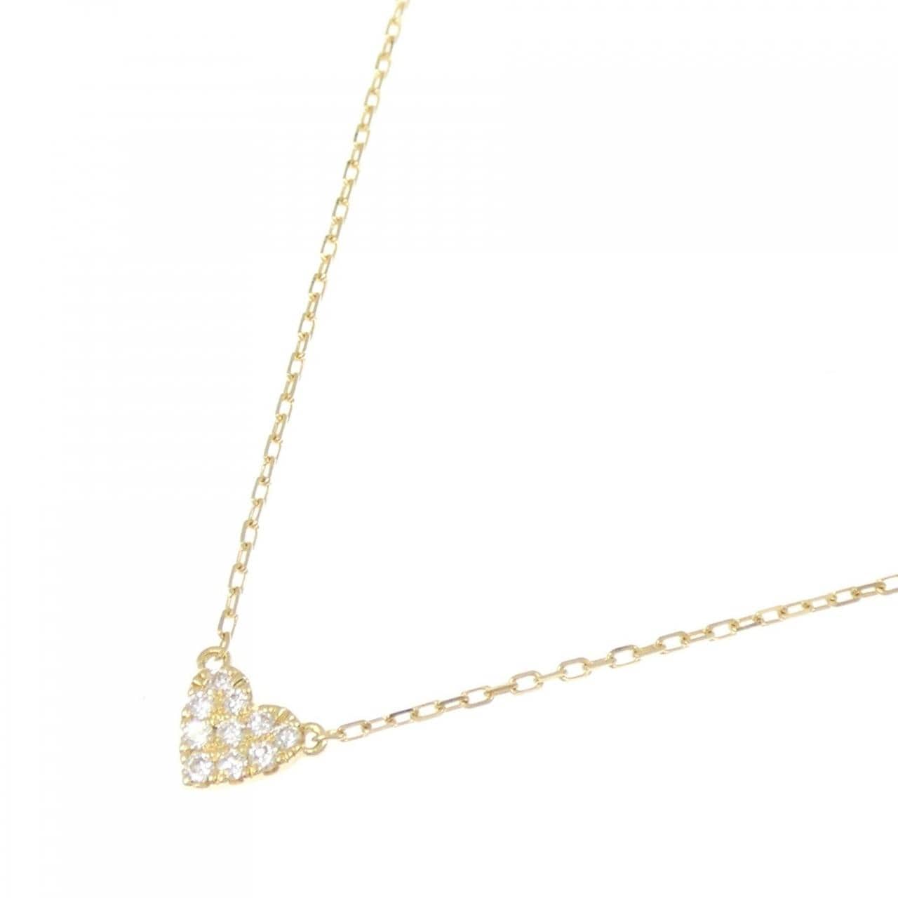 アーカー ハートパヴェ ネックレス 0.05CT
