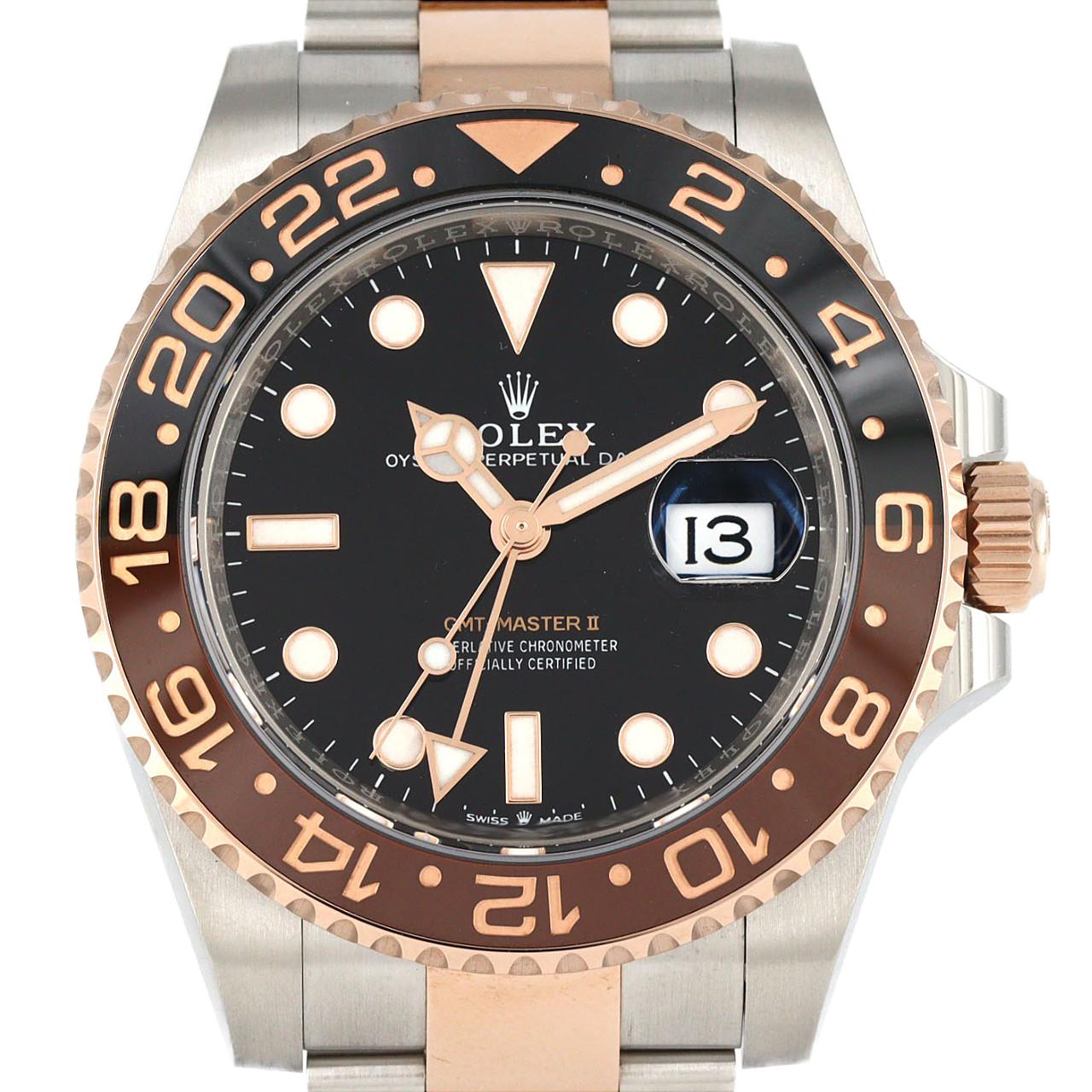 ロレックス GMTマスターⅡ 126711CHNR SSxPG 自動巻 ランダム番