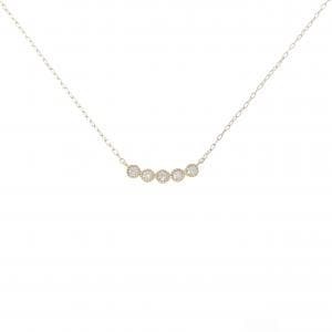 K18YG ダイヤモンド ネックレス 0.11CT