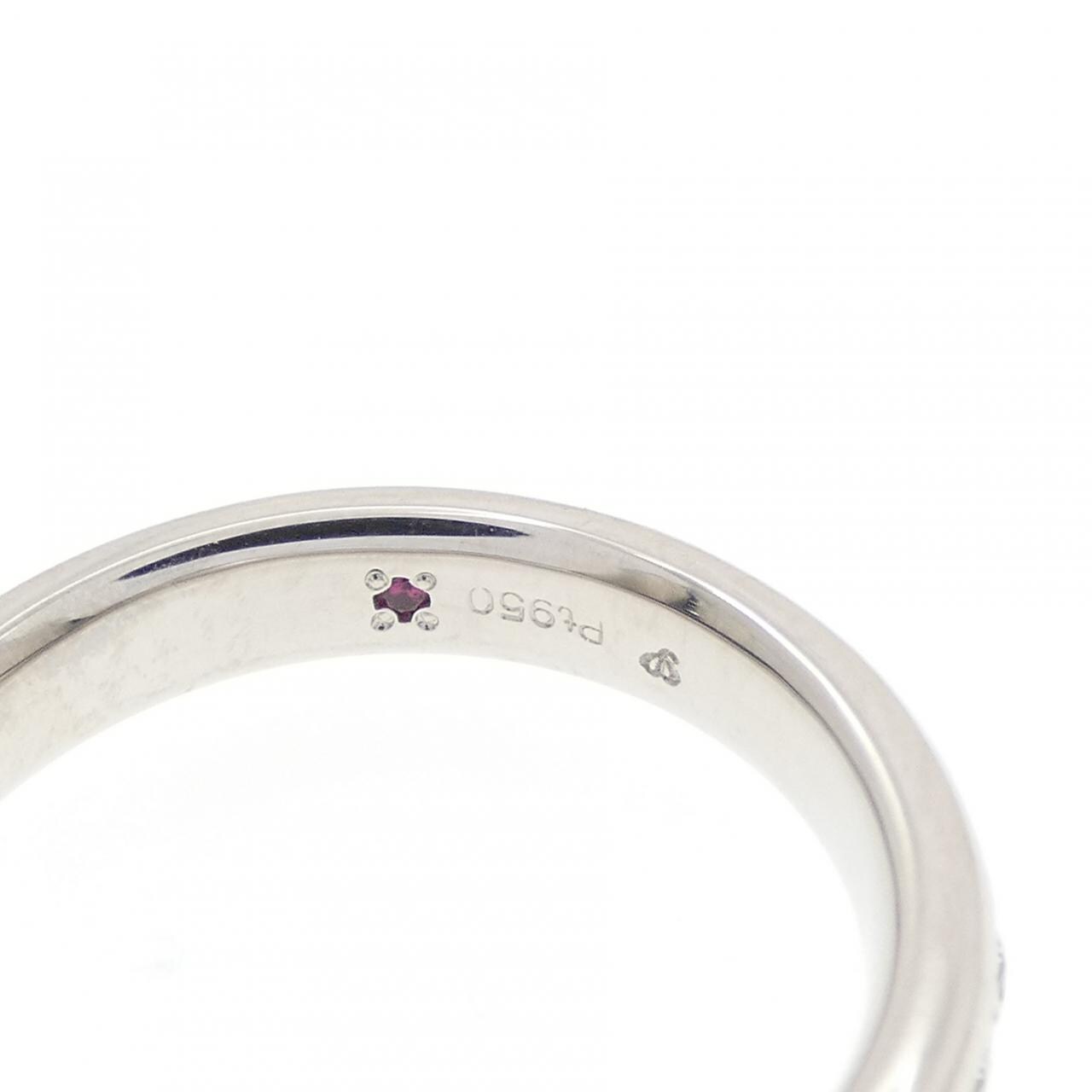 PT950 ダイヤモンド リング 0.09CT