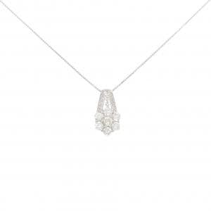 PT900/PT850 ダイヤモンド ネックレス 1.00CT