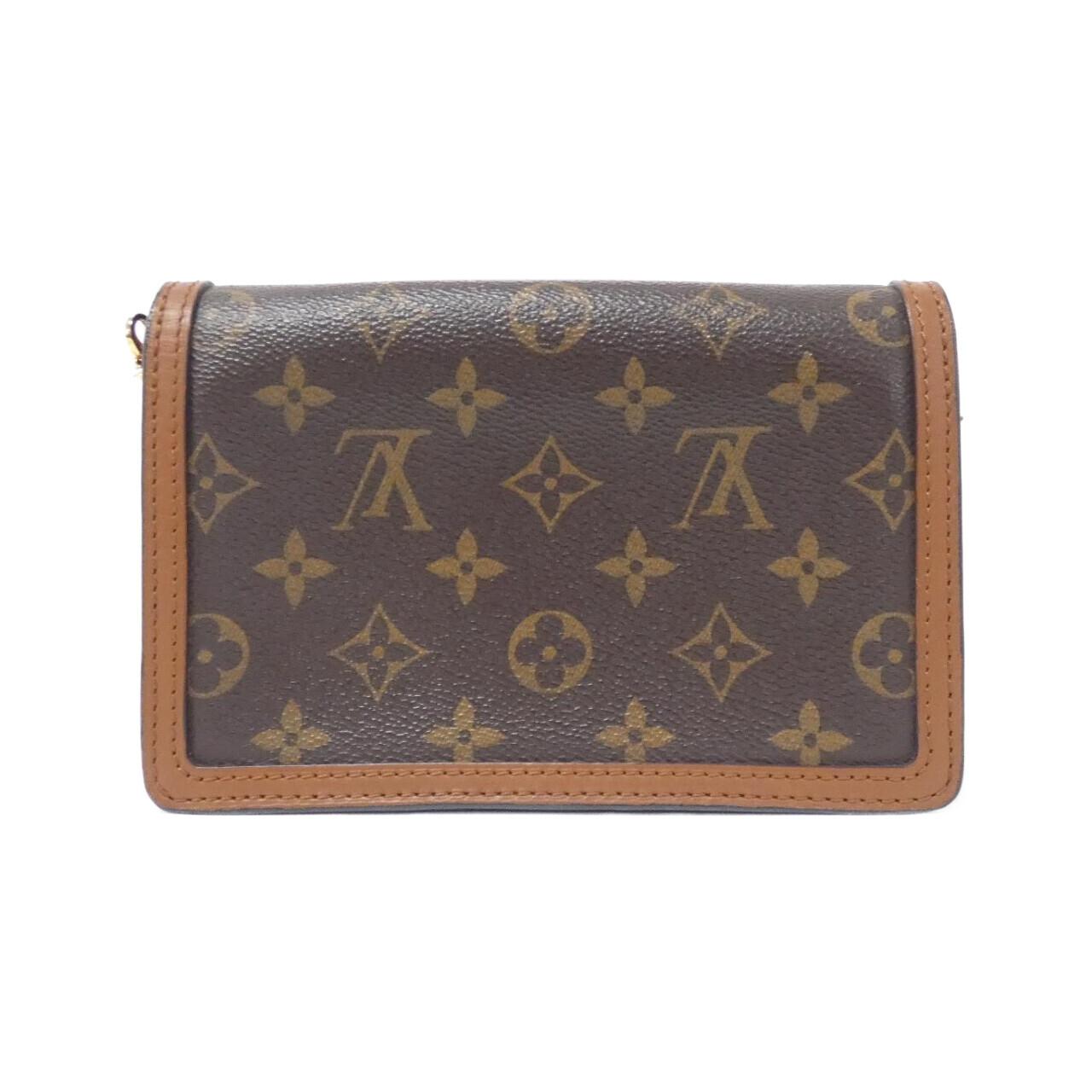 LOUIS VUITTON Monogram Portefeuille Dauphine M68746 鏈條錢包