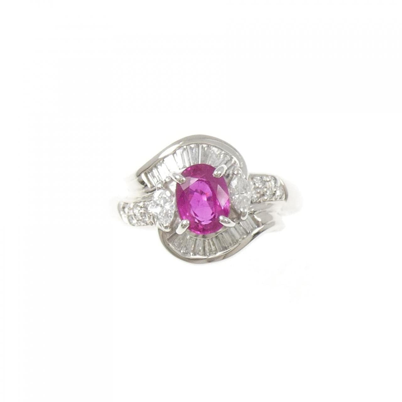 PT850 ルビー リング 0.90CT