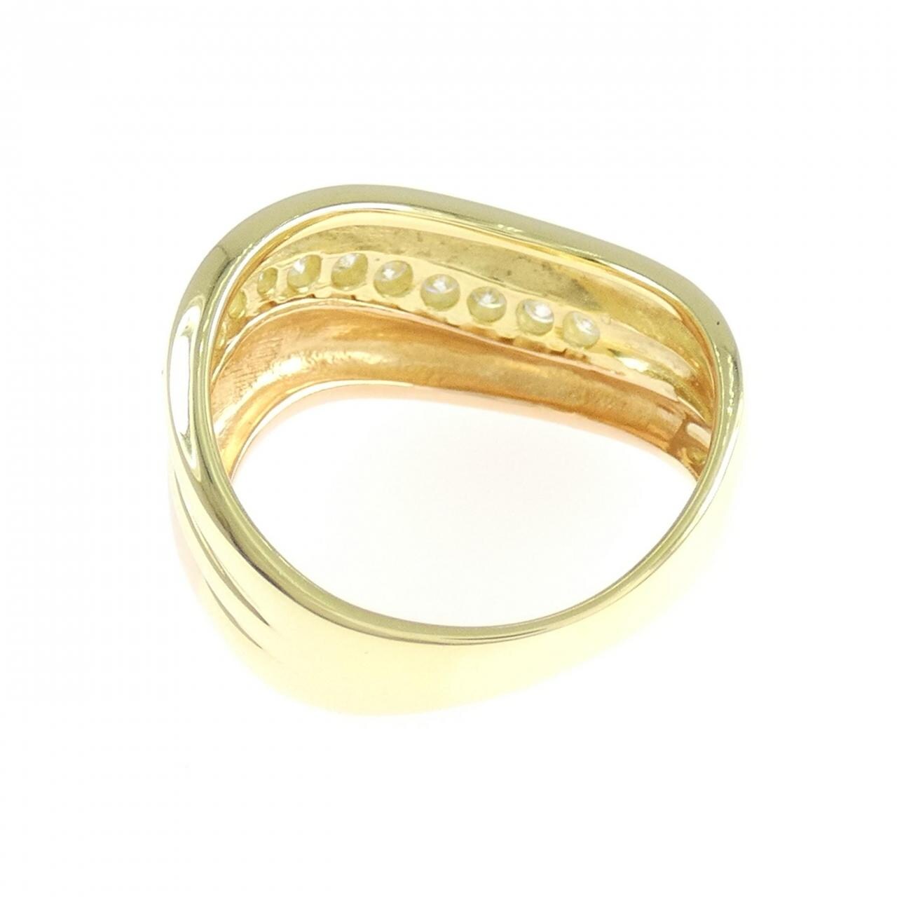 K18YG/K18PG ダイヤモンド リング 0.33CT