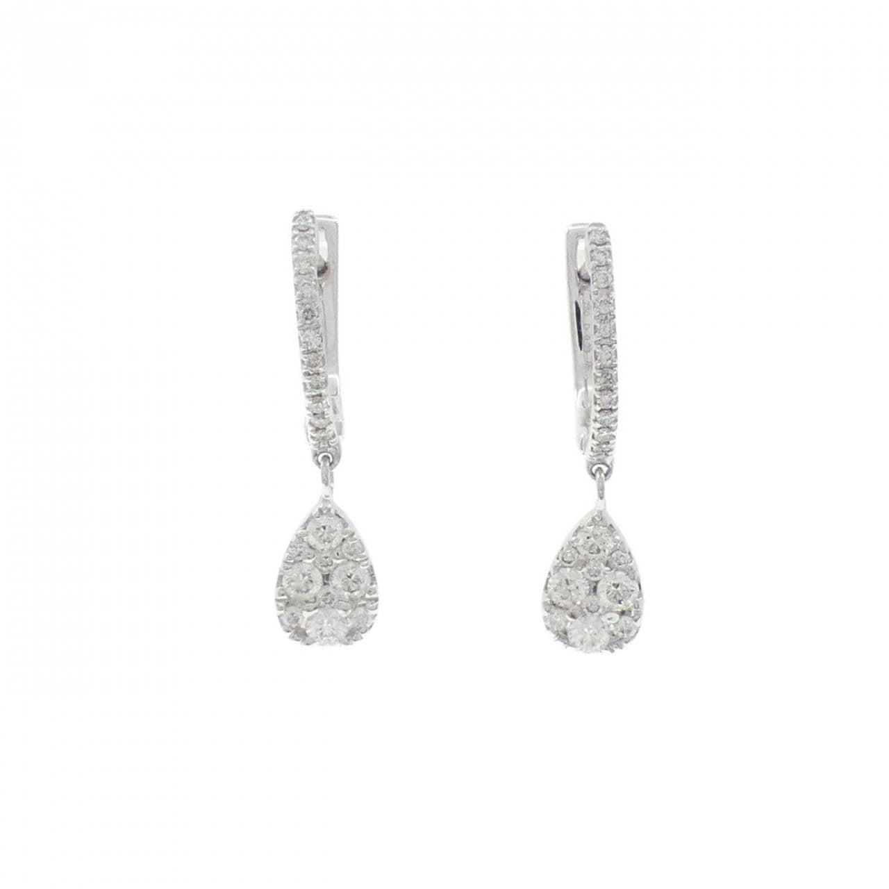 ポンテヴェキオ ダイヤモンド ピアス 0.46CT