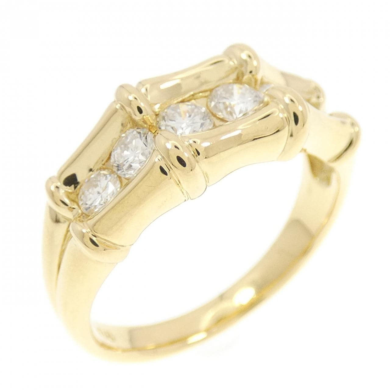 K18YG ダイヤモンド リング 0.50CT